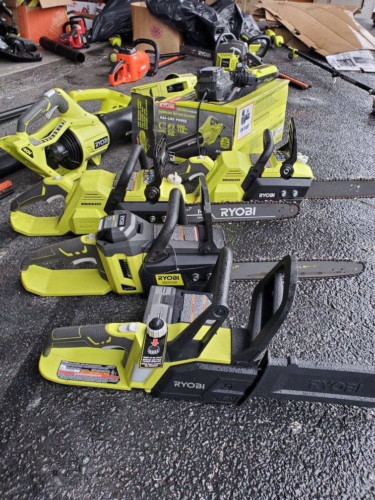 ryobi cordless chainsaws