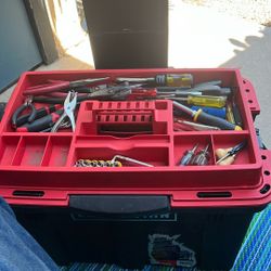 Tool Box With Tools 
