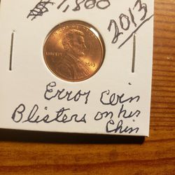 2013 Lincoln Coin 
