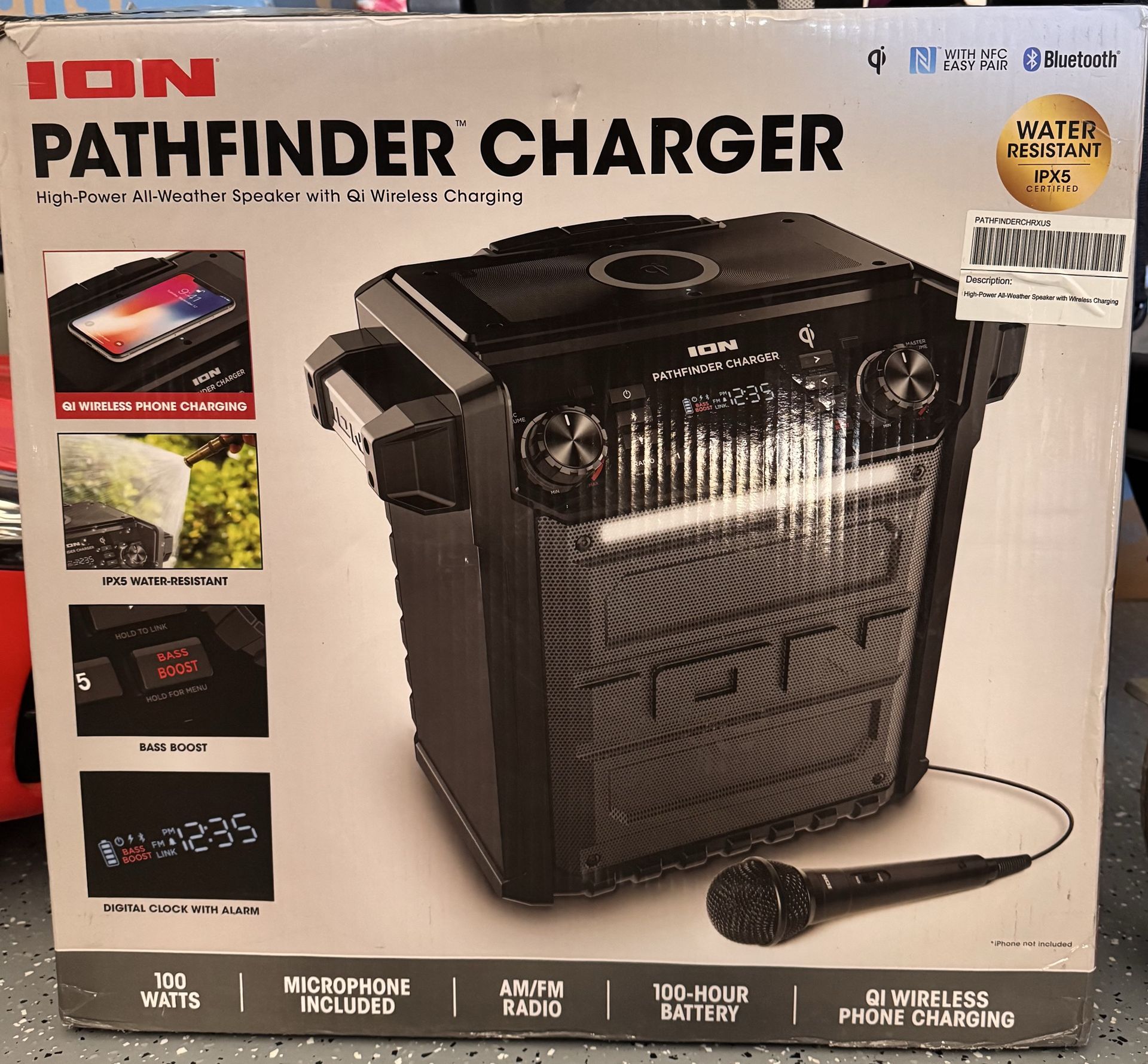 ION Tailgater Classic Outdoor Portable Bluetooth speaker