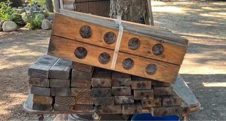 Vents for bird blocking 2X4