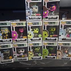 Rick And Morty Funko Pop Lot