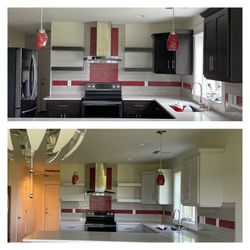 Professionally Sprayed Kitchen Cabinets , Read Ad 