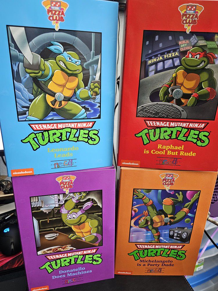 NECA Teenage Mutant Ninja Turtles VHS Box Series