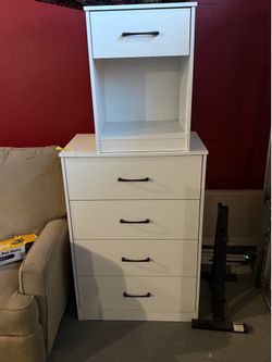 Dressers, night stand and shelf