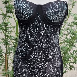 Sequin Mesh Dress