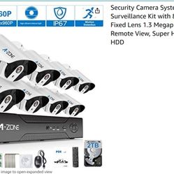 Azone 8 Camera security System