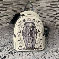 Loungefly The Nightmare Before Christmas Jack & Sally Mini Backpack Hot Topic 