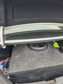 Sundown sub, amp, battery