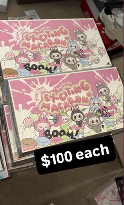 Authentic Pop Mart Labubu The Monsters Exciting Macaron Sealed Case (6 Blind Box