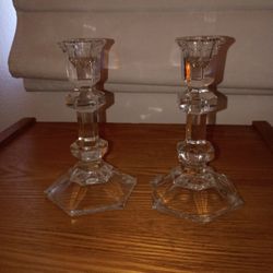Crystal Candlesticks