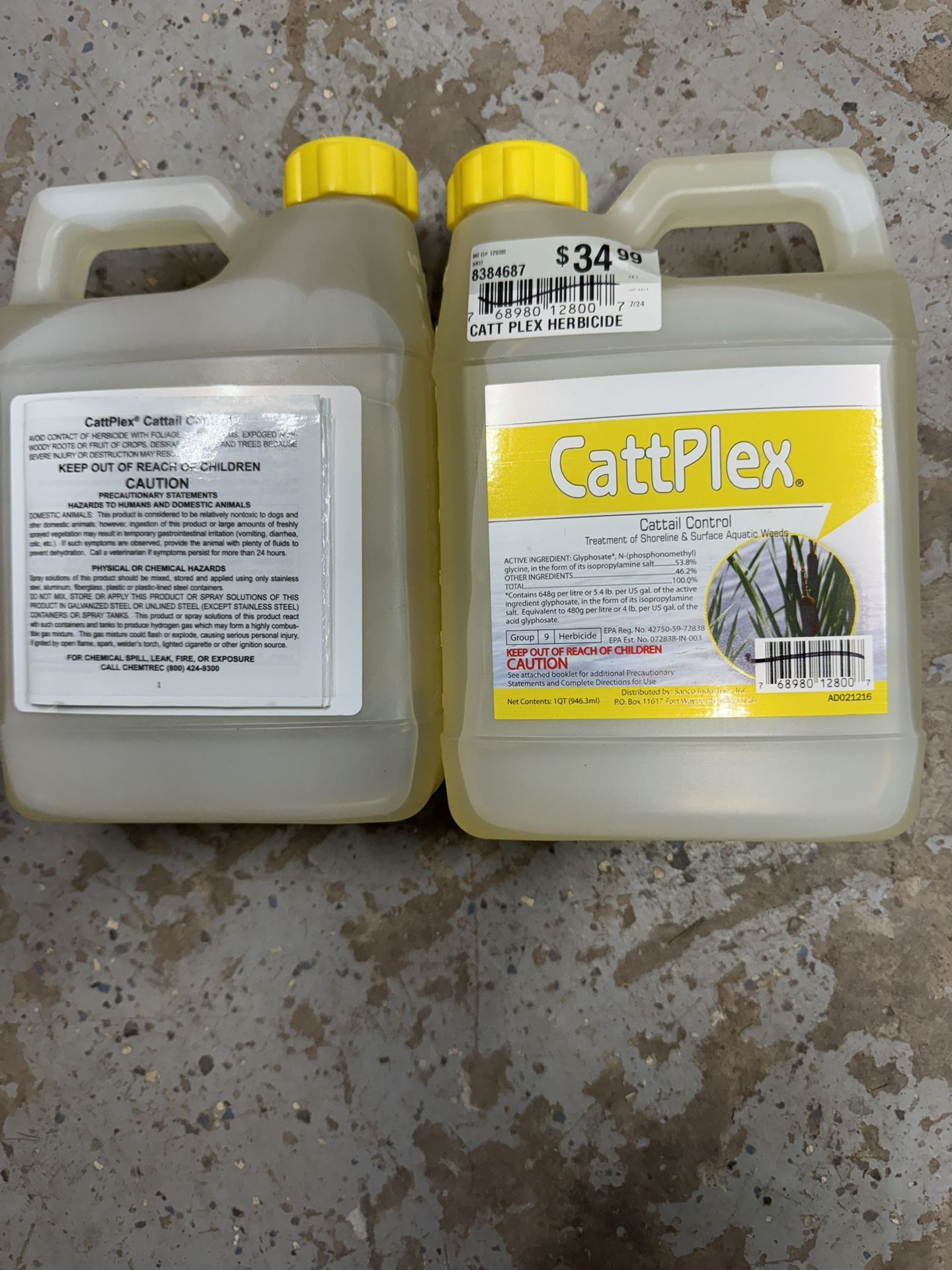 New Cattplex Cattail Control Herbicide $10 A Bottle. Must Pickup