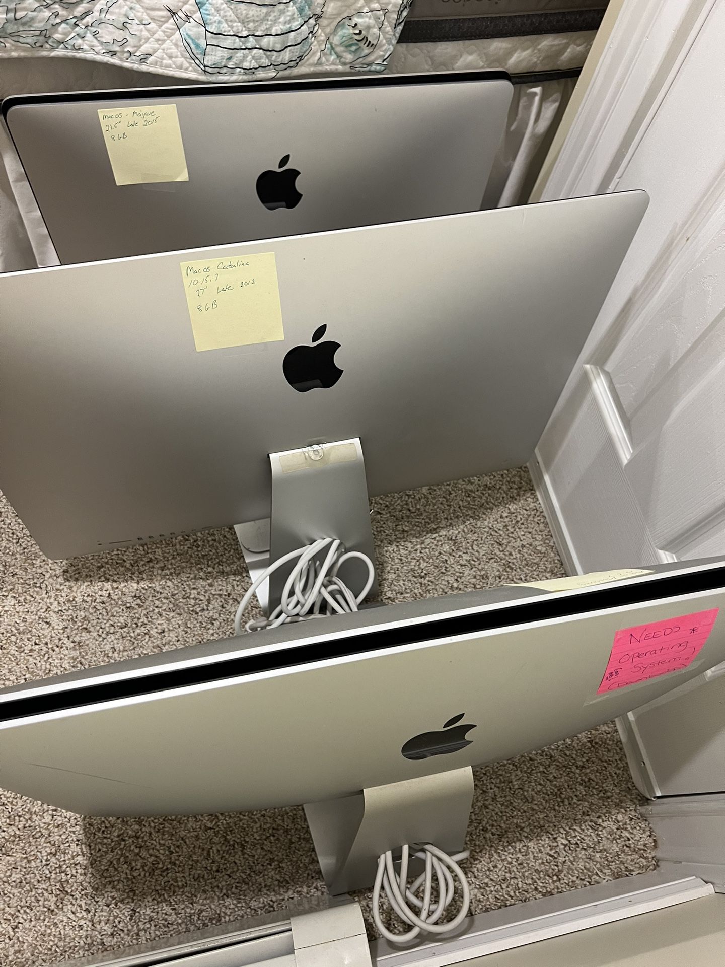 4 Apple iMac Computers Desktop All In One