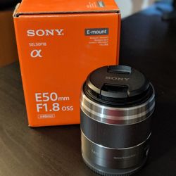 Sony-E Lens (50mm f/1.8)