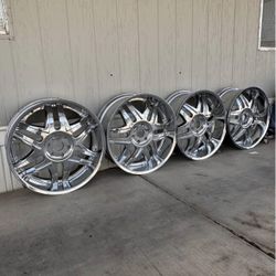 24” Diablo Chrome Wheels 24x10