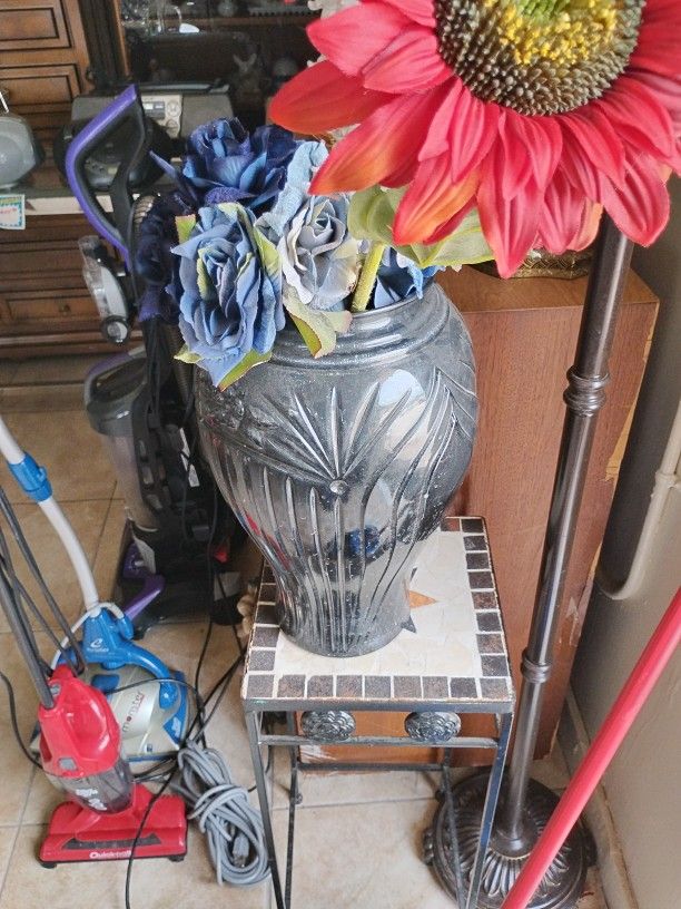 Black Flower Vase Indoor And Out Door