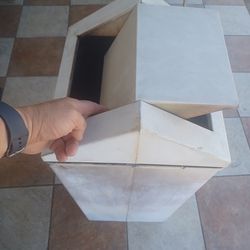 Metal Swivel Top Trash Can