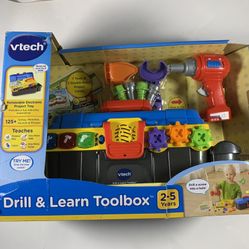 VTech Drill and Learn Toolbox Fix It Interactive NEW