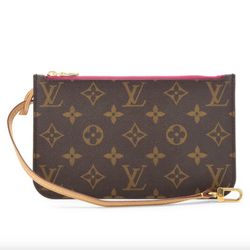 Monogram Canvas Neverfull Pouch/ Wristlet/ Clutch