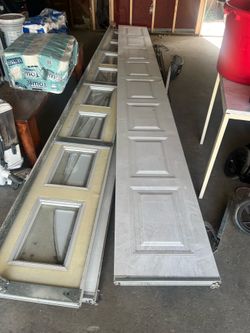 Double garage gate measured at 188” x 84”