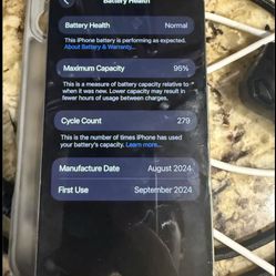 iPhone 16 Pro Max 512GB UNLOCKED 95% Battery Capacity 