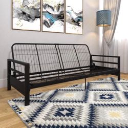 Metal Futon Frame, Black