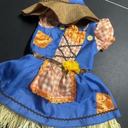 little girl scarecrow