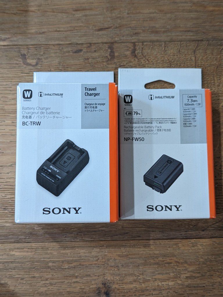 SONY Battery Charger And Rechargeable Battery Pack