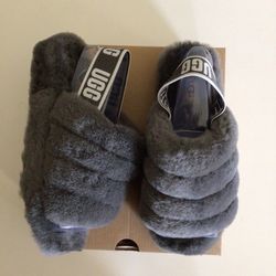 Ugg Fluff Yeah Boots Charcoal
