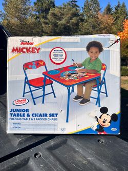 Mickey Mouse Table with Chairs