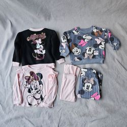 Disney Minnie Mouse Baby Outfit Bundle (Mixed Sizes) – New