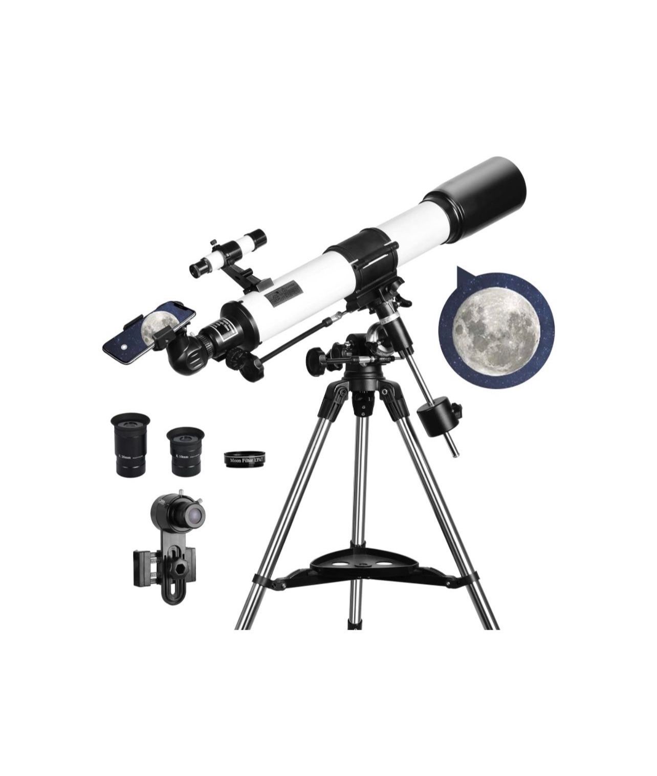Telescope - Model QHTL-023a 80700EQ
