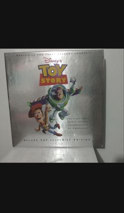 DELUXE CAV LASSER DISC EDITION PICAR DISNEY TOY STORY 1996 SET