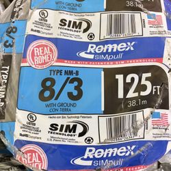 125 ft. 8/3 Stranded Romex SIMpull CU NM-B W/G Wire