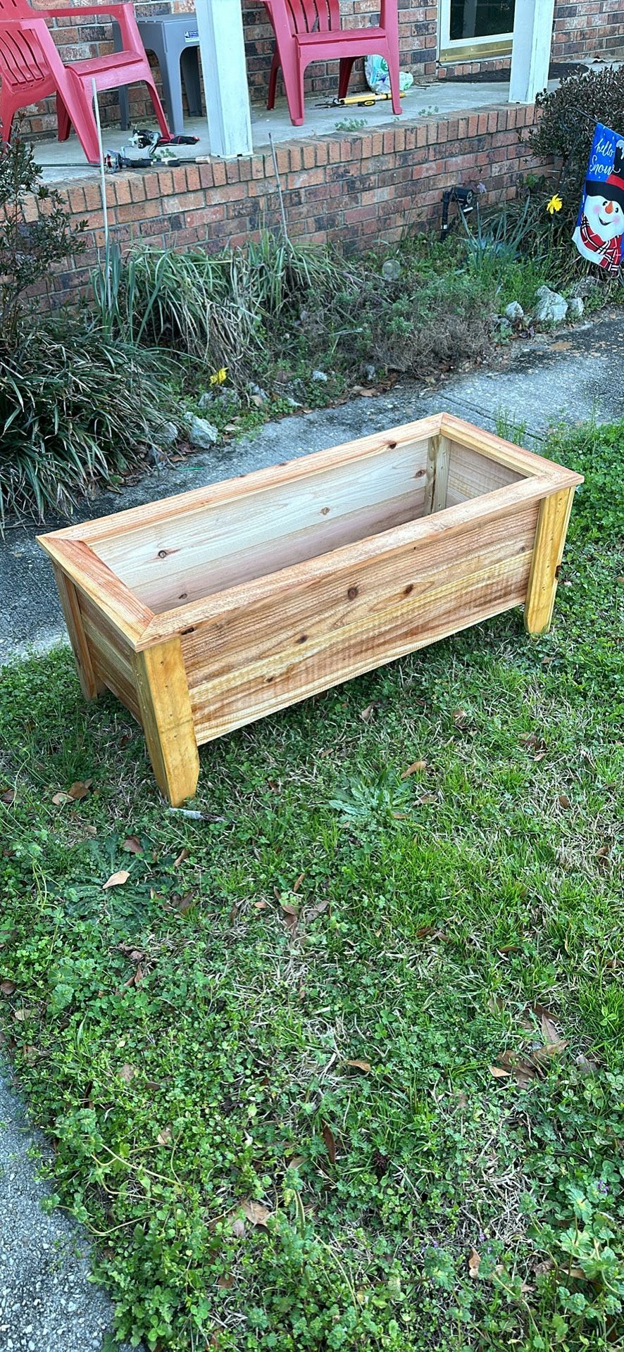 Cedar planter Box