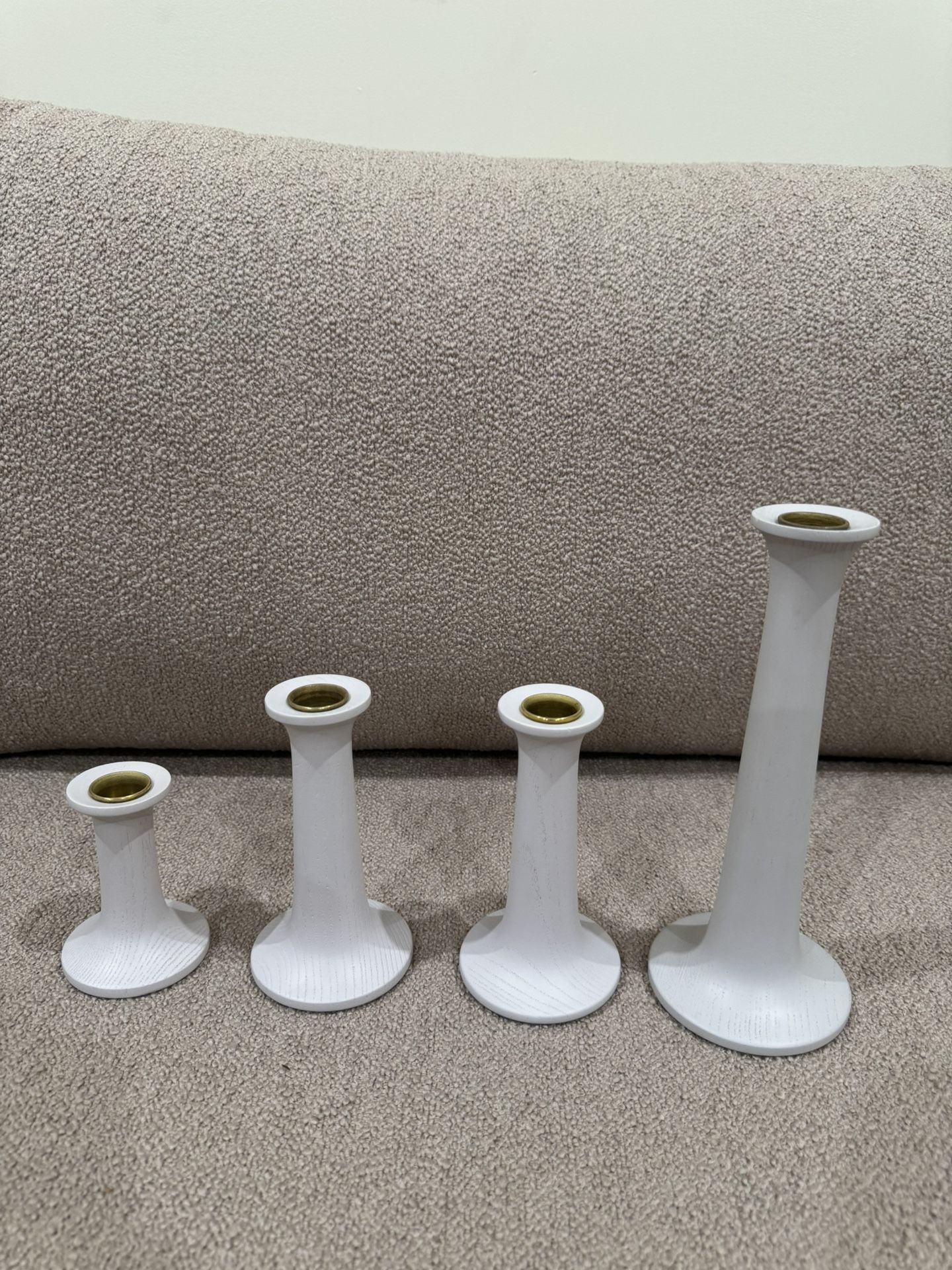 Hawkins New York Simple Candle Holder In Grey Set Of 4