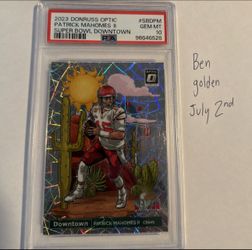 Patrick Mahomes psa10 downtown