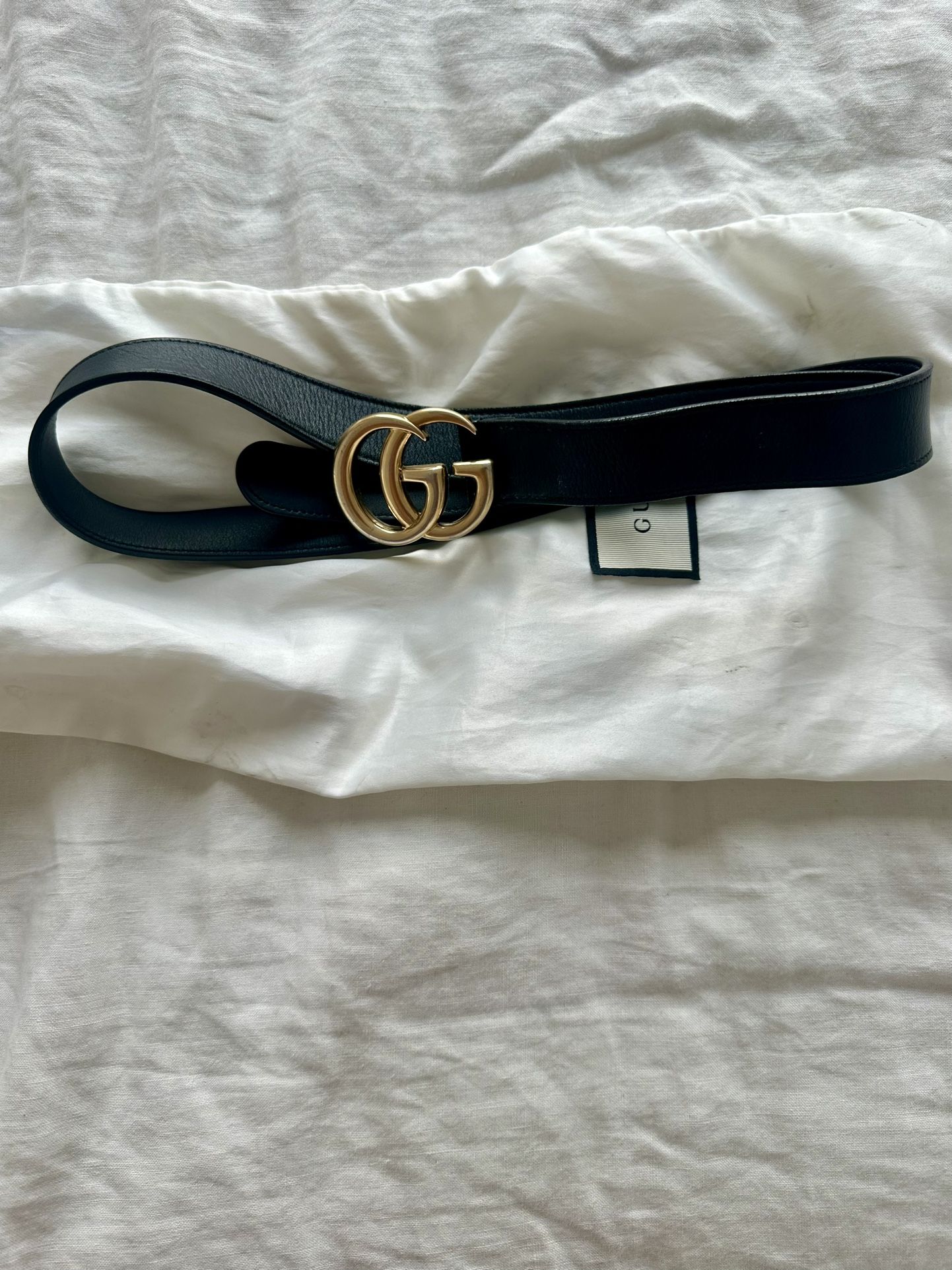 Gucci Calfskin Double G 30mm Belt