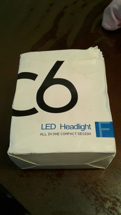 C6 LED HEADLIGHT NUEVOS EN SU CAJA #9006/HB4 TENGO DE TODO TIPO DE MEDIDAS NÚMEROS Y LETRAS