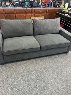 Living Spaces Grey Couch