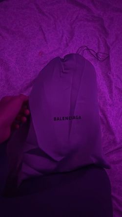 Balenciaga furry open mule slides