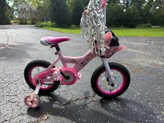 toddler girl minie mouse bike with training wheels
