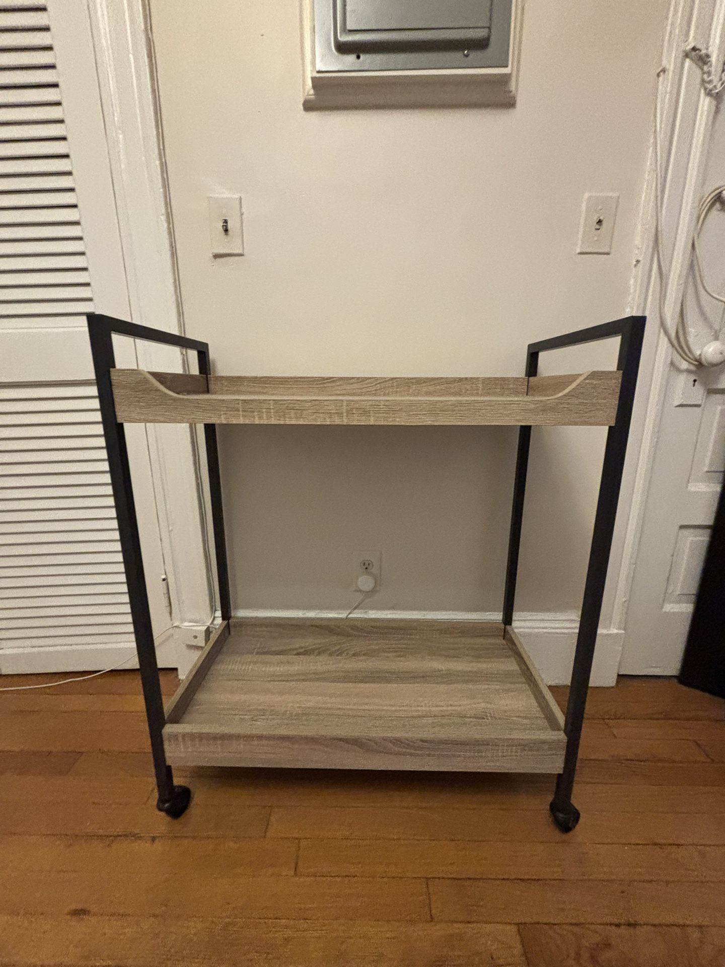 Wooden Bar Cart