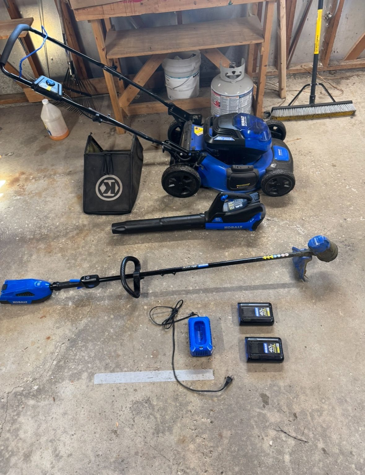 Kobalt 40V Cordless Lawn Care Set - MAKE AN OFFER