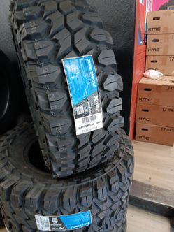 New set of tires 35 1250 17 lt mud terrain