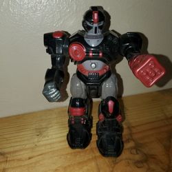 Hap-P-Kid Robot Transformer Walking Light Up Toy! Excellent Condition!