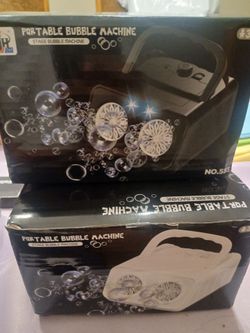Portable Stage Bubble Machine