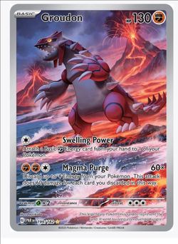 Groudon - 199/182 - SV04: Paradox Rift (PAR)