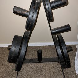 Weights/rack For Sale