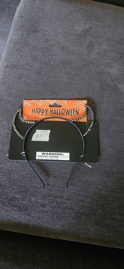 Rhinestone Devil Headband 